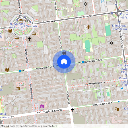 ul. Wschodnia, Centrum, Śródmieście, Łódź, łódzkie