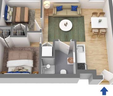 Furnished 2 bedroom apartment - Photo 5