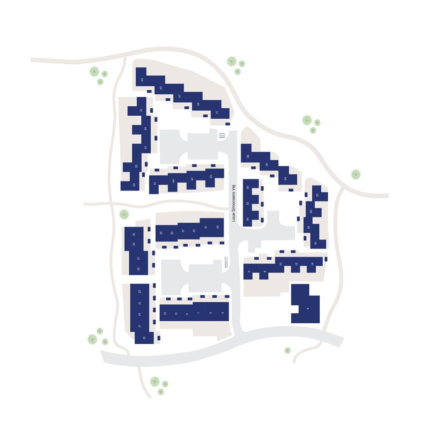 3-vær. rækkehus - Photo 1