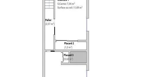 Appartement à louer 3 pièces 63.19m² - Photo 3