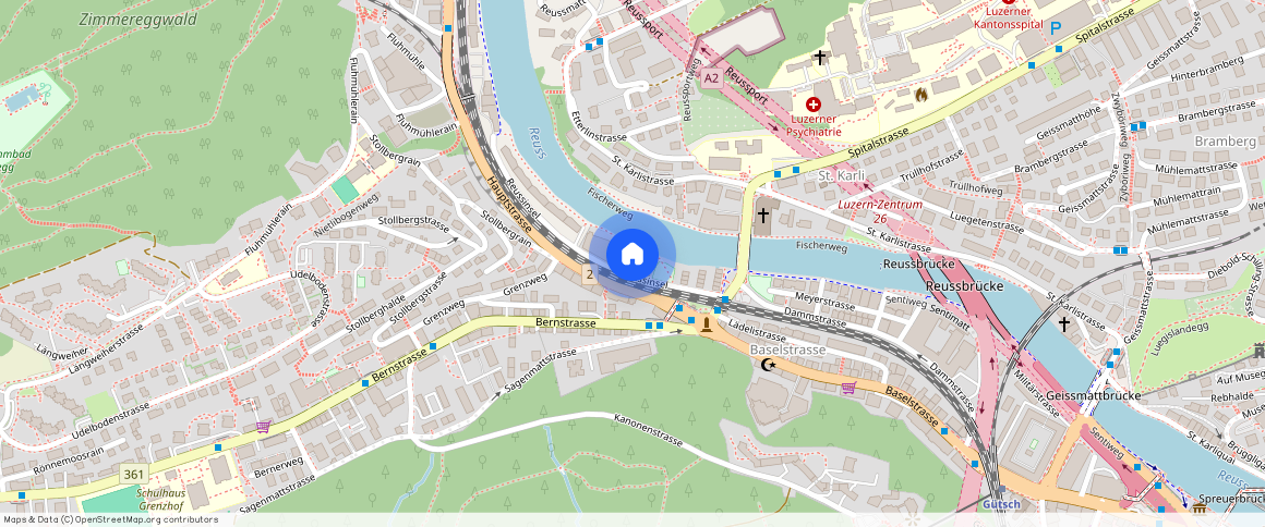 Reussinsel **, 6003, Luzern