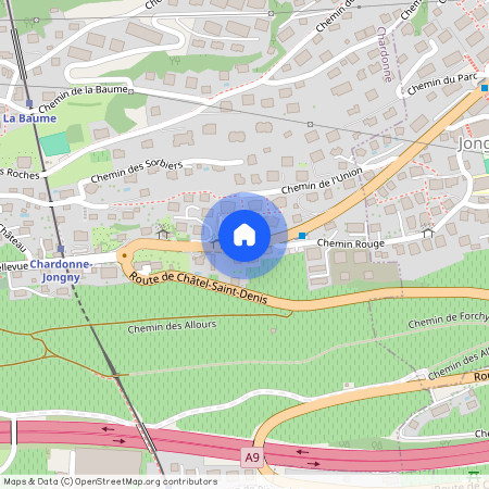 Route de Châtel, 1803, Chardonne