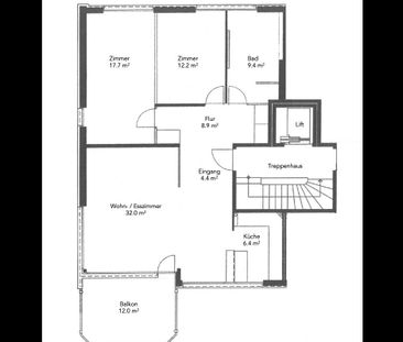 Attractive 3-½-room apartment on the Breite - Foto 3