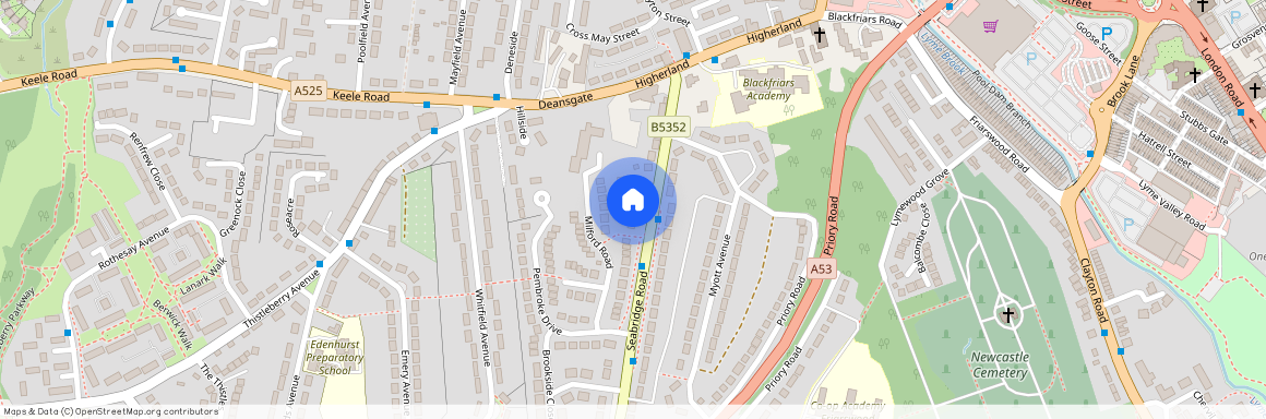 Seabridge Road, Seabridge, Newcastle-under-Lyme, ST5