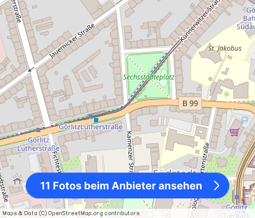 Erdgeschosswohnung mit Balkon in Görlitzer Südstadt - Foto 1