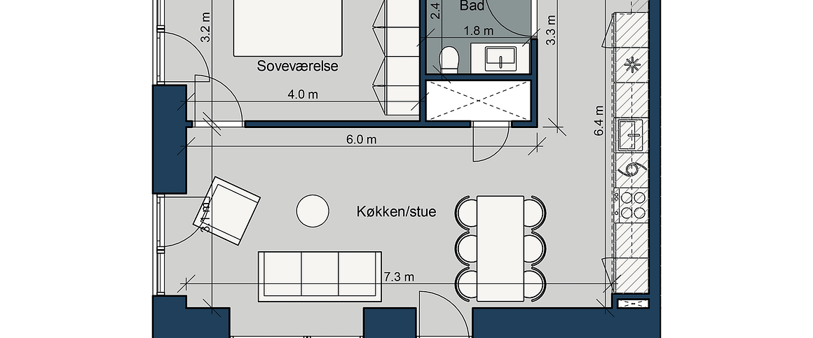 Østre Havnepark 29, 2. mf. - Photo 1