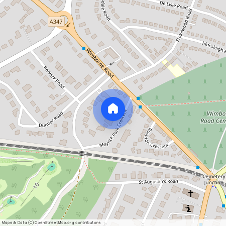 Bedroom First Floor Flat In Meyrick, BH3