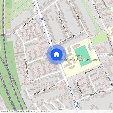 Volkhovener Weg, 50767 Köln - Heimersdorf