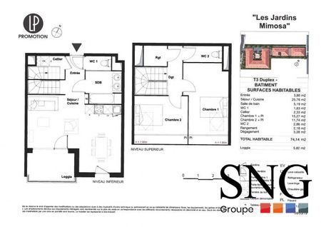 T3 DUPLEX AVEC LOGGIA ET PARKING - Photo 5