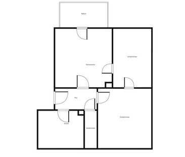 Perfekt für Jung und Alt – 3-Zimmer mit Balkon im Erdgeschoss - Photo 1