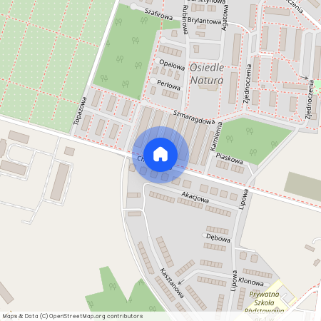 ul. Chludowska, Biedrusko, Suchy Las, poznański, wielkopolskie