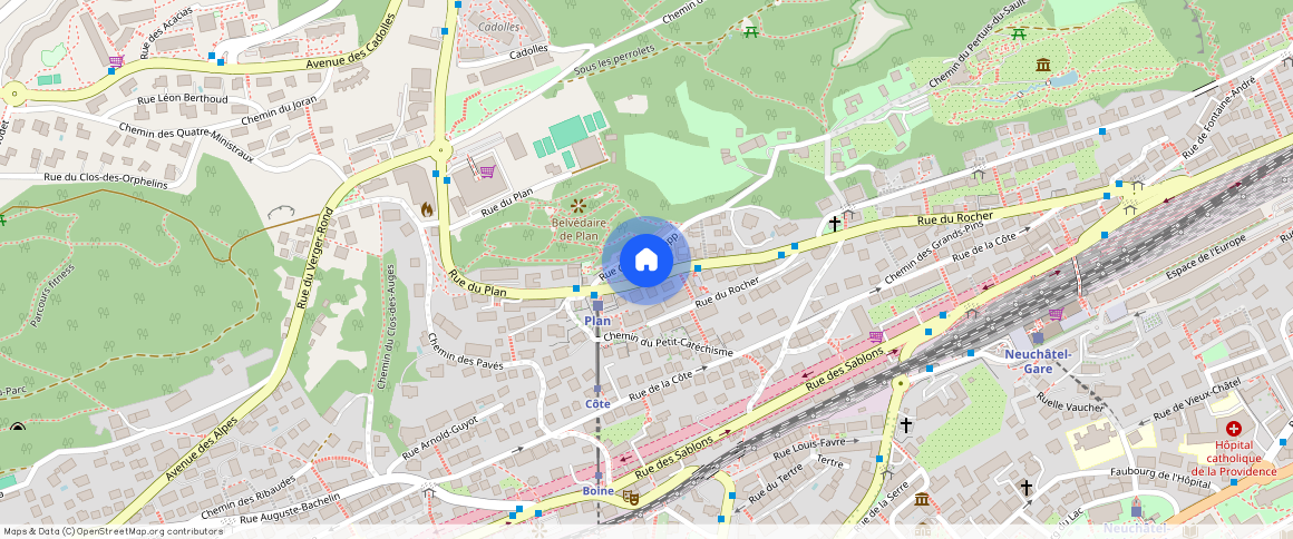 Rue de la Cassarde **, 2000, Neuchâtel