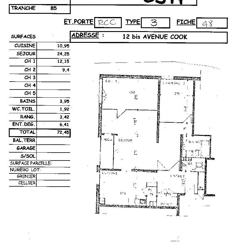 Location appartement T3 72.45m² à Reims (51100) Loyer CC * : 469.67 € Réf : ER.06917 - Photo 2