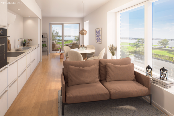 Lys 3-værelses lejlighed i Nørresundby med altan - Foto 1