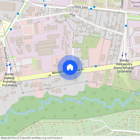 ul. Wincentego Witosa, Sieje, Kielce, świętokrzyskie