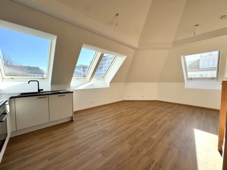 2 Zimmer Dachgeschoss Wohnung mit Home-Office Bereich und Terrasse sowie Klimaanlage - Erstbezug - Unbefristet - Photo 3