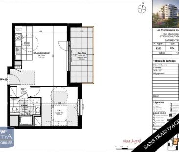 Appartement à louer 2 pièces 43.98m² - Photo 1