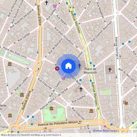 Rue de Chaillot, Francja, Paris