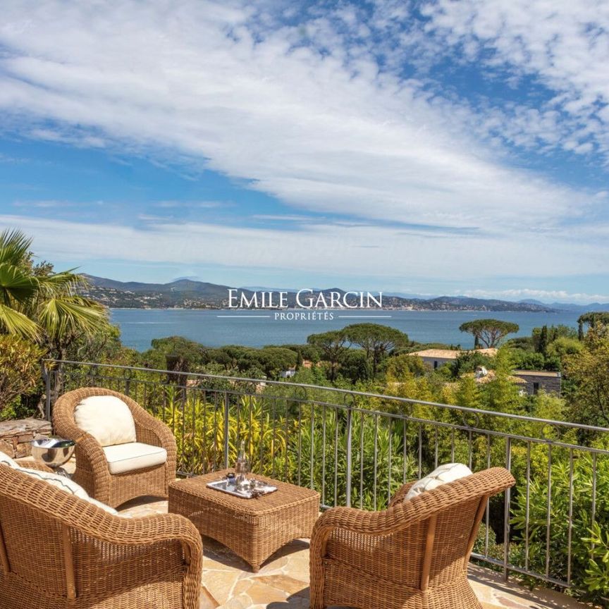 Villa récente à la location - Saint-Tropez -Vue mer - Photo 1