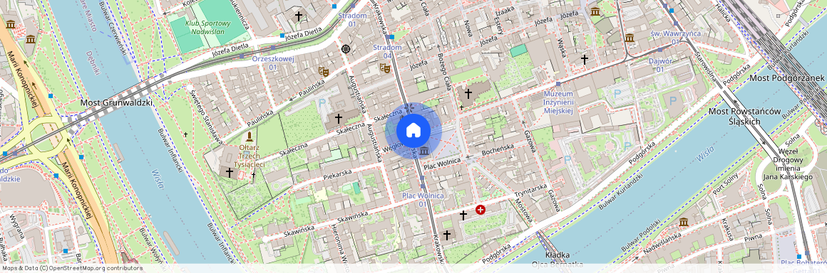 ul. Krakowska, Kazimierz, Stare Miasto, Kraków, małopolskie