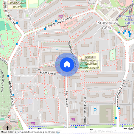 ul. Rusznikarska, Krowodrza Górka, Prądnik Biały, Kraków, małopolskie