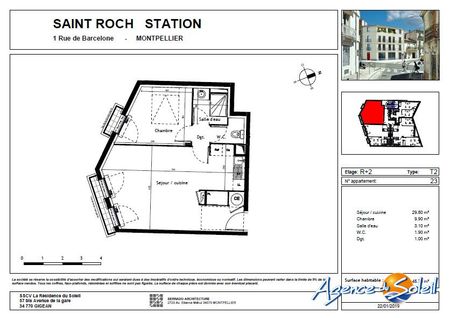 Location Appartement 2 pièces 45m² MONTPELLIER 34000 - Photo 4