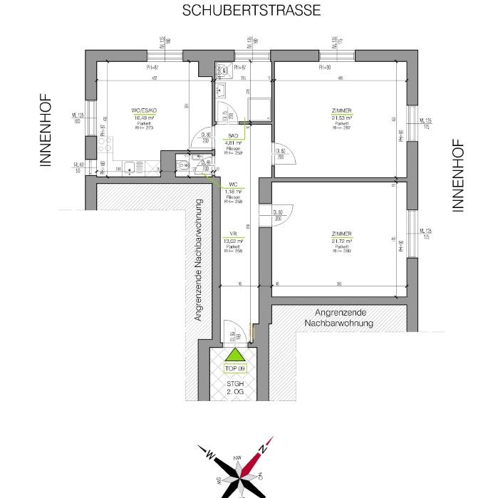 Generalsanierte Wohnung in der Schubertstraße - Provisionsfrei! - Foto 2