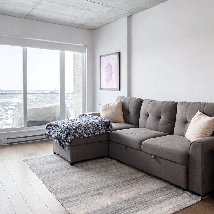 2 mois gratuits – Condo moderne 1 chambre avec stationnement intérieur à Saint-Léonard - Photo 1
