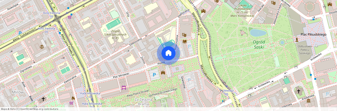 ul. Ptasia, Śródmieście Północne, Śródmieście, Warszawa, mazowieckie
