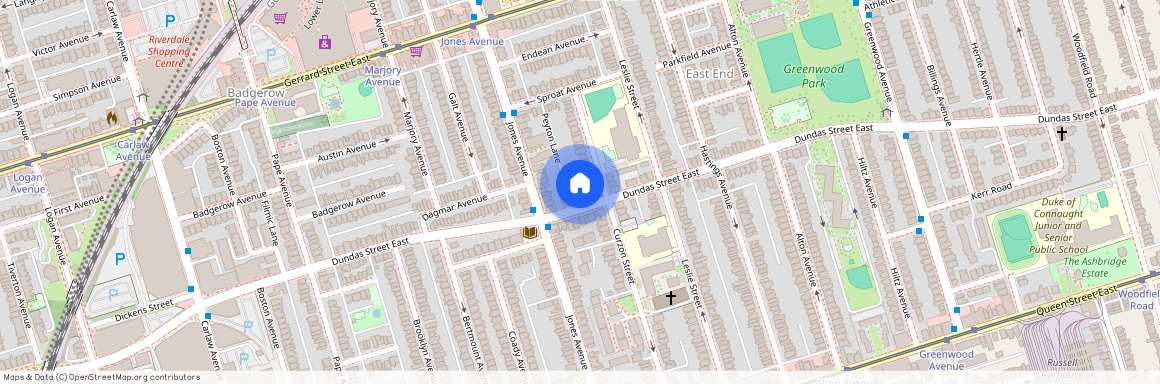 1450 Dundas St E near Dundas St E & Jones Ave, Toronto, Toronto, Toronto, M5A 2Z6