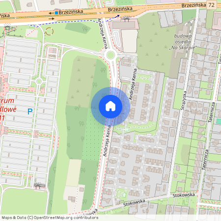 ul. Andrzeja Kerna, Sikawa, Widzew, Łódź, łódzkie