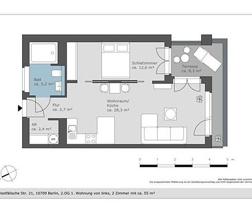 Tolle Neubauwohnung sucht Mieter: 2 Zimmer mit Terrasse und Einbauküche - Foto 4