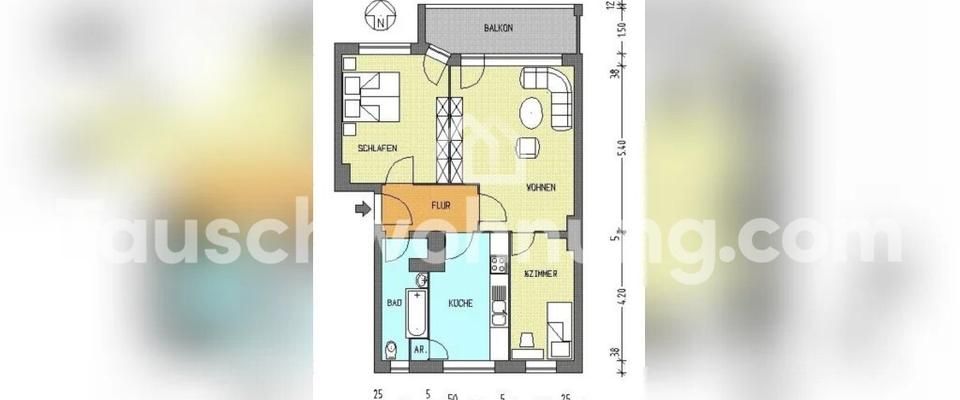 TAUSCHWOHNUNG Tausche 2,5 Wohnung gegen min. 4 ZimmerWohnung - Foto 1