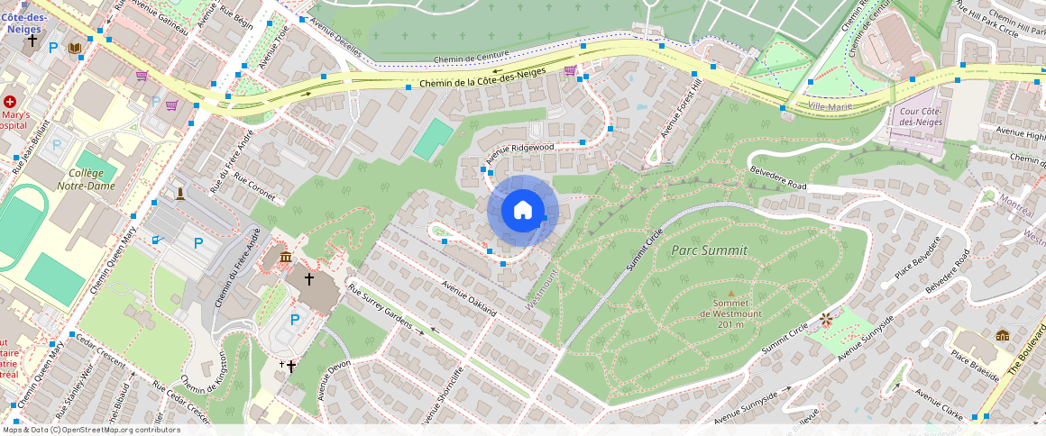 ** avenue Ridgewood, Montreal, Quebec, Canada, H3V 1B4