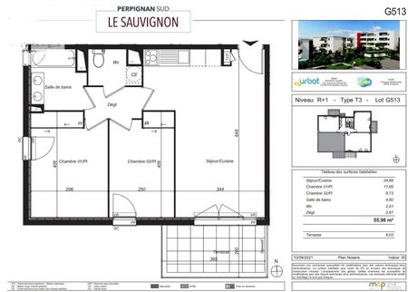 location Appartement T3 DE 55.98m² À PERPIGNAN - Photo 3