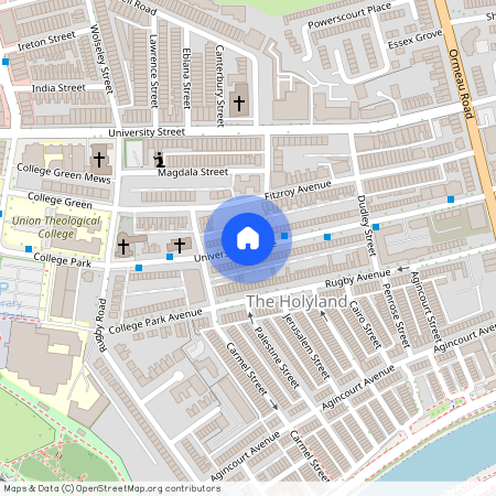 Great Apartment, 68c University Avenue, Queens Quarter, Belfast, BT7 1GY