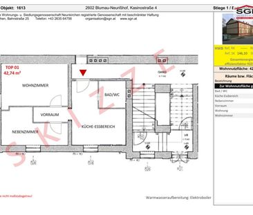 1-Zimmer Wohnung in Blaumau-Neurißhof - Photo 2