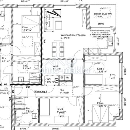 VIEL PLATZ, VIEL LICHT! 4-Zimmer-Neubau Erstbezug mit Balkon- KfW-40 QNG / Familienfreundlich - Photo 3