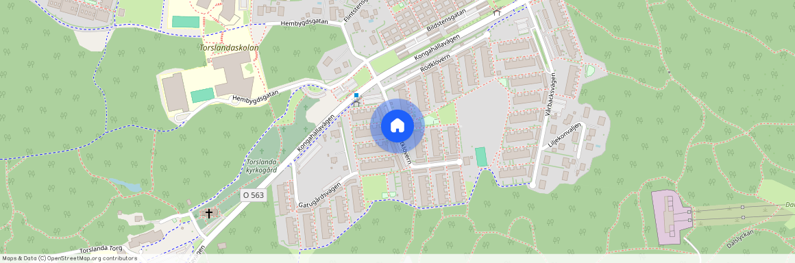 Vitklövern, Torslanda