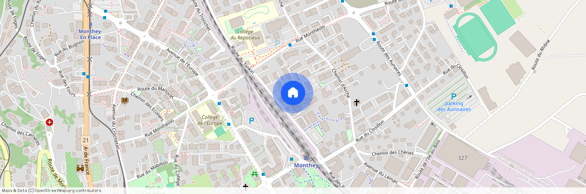 Rte du Tonkin 14A-B, 1870 MONTHEY