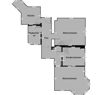 3-Raum-Wohnung im Hochparterre in schöner Villa mit Außenjalousien - Photo 3