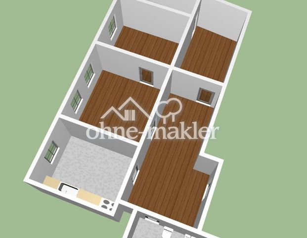 3-Zimmer DG-Wohnung in der Kernstadt - WG geignet (Whg 7014) - Foto 1