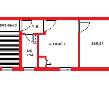 Singlewohnung im 1. Stock im Zentrum Voitsberg, sanierte Wohnung! - Foto 3