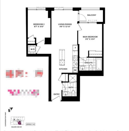 For Lease - 395 Square One Drive Unit# 1805, Mississauga, Ontario - Photo 4