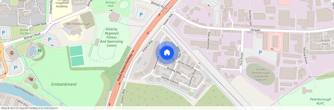 Rudd Close, Peterborough, Cambridgeshire, PE1