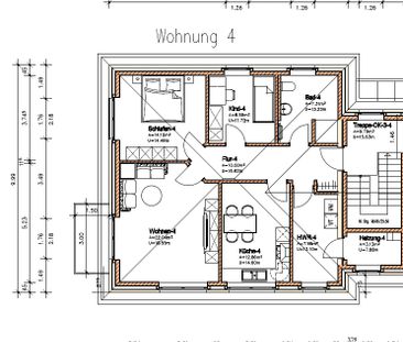 Energetisch hochwertig: Oberwohnung mit Balkon und einer Einbauküch... - Foto 4