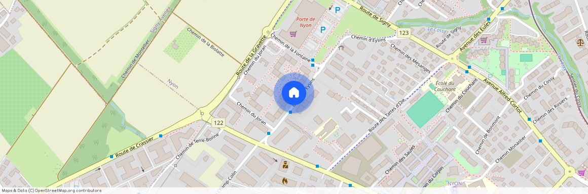 Les Fontaines I (Eysins 49 B), 1260 Nyon