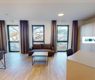 URBAN BASE: Vollmöbliertes 1-Zimmer-Large-Apartment mit EBK, BALKON... - Photo 2