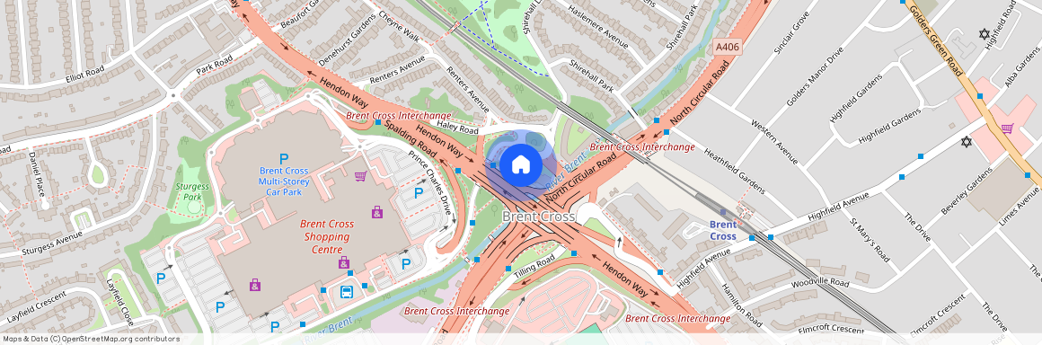 Brent Cross Gardens, Brent Cross, NW4, London