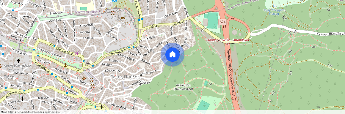 Αθανασίου Διάκου 72, Άγιος Παύλος, Ελλάδα (554 38), Άγιος Παύλος (Θεσσαλονίκη - Περιφ/Κοί Δήμοι)